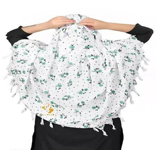 THINKWELL Ready Stiched to wear Long Stylish Scarves&Stoles Cum Mask for Woman or Girl - Springkart 